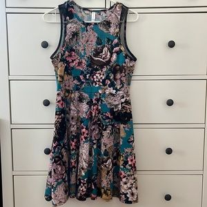 Xhilaration Floral Dress Size L